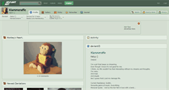 Desktop Screenshot of klammeraffe.deviantart.com
