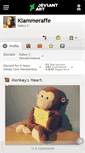 Mobile Screenshot of klammeraffe.deviantart.com
