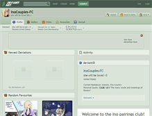 Tablet Screenshot of inocouples-fc.deviantart.com