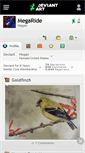 Mobile Screenshot of megaride.deviantart.com