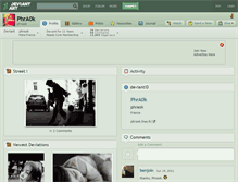 Tablet Screenshot of phra0k.deviantart.com