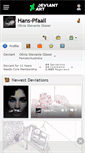 Mobile Screenshot of hans-pfaall.deviantart.com