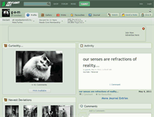 Tablet Screenshot of g-a-m.deviantart.com
