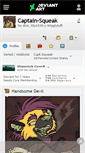 Mobile Screenshot of captain-squeak.deviantart.com