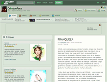 Tablet Screenshot of crimsonface.deviantart.com
