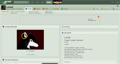 Desktop Screenshot of loretal.deviantart.com