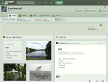 Tablet Screenshot of limarieinred.deviantart.com