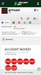 Mobile Screenshot of girfreak8.deviantart.com