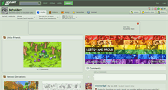 Desktop Screenshot of beholderr.deviantart.com