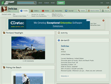 Tablet Screenshot of deliciaa.deviantart.com