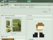 Tablet Screenshot of chard68.deviantart.com