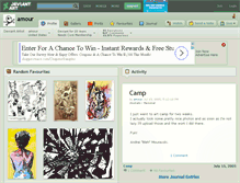 Tablet Screenshot of amour.deviantart.com