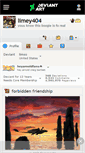Mobile Screenshot of limey404.deviantart.com