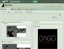 Tablet Screenshot of dagodesign.deviantart.com