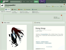 Tablet Screenshot of misosoupaddict.deviantart.com