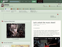 Tablet Screenshot of efiwild.deviantart.com