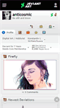 Mobile Screenshot of anticosmic.deviantart.com