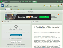 Tablet Screenshot of icoeph.deviantart.com