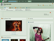 Tablet Screenshot of eternal-ankh.deviantart.com