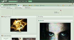 Desktop Screenshot of electricitygonehuman.deviantart.com
