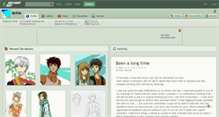 Desktop Screenshot of larkia.deviantart.com