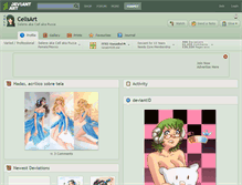 Tablet Screenshot of cellsart.deviantart.com