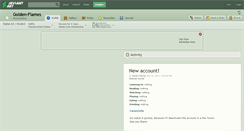 Desktop Screenshot of golden-flames.deviantart.com