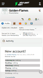 Mobile Screenshot of golden-flames.deviantart.com