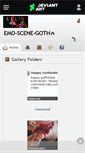Mobile Screenshot of emo-scene-goth.deviantart.com