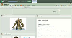 Desktop Screenshot of dougans.deviantart.com