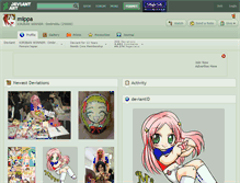 Tablet Screenshot of mippa.deviantart.com