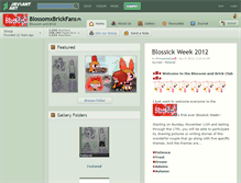 Tablet Screenshot of blossomxbrickfans.deviantart.com