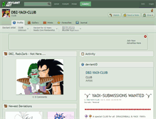 Tablet Screenshot of dbz-yaoi-club.deviantart.com