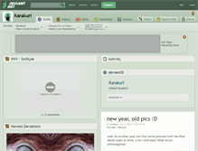 Tablet Screenshot of karakuri.deviantart.com