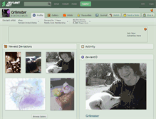 Tablet Screenshot of griimster.deviantart.com