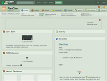Tablet Screenshot of flanchan.deviantart.com
