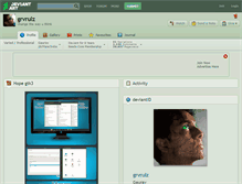 Tablet Screenshot of grvrulz.deviantart.com