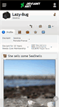 Mobile Screenshot of lazy-bug.deviantart.com