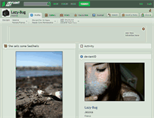Tablet Screenshot of lazy-bug.deviantart.com