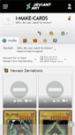 Mobile Screenshot of i-make-cards.deviantart.com
