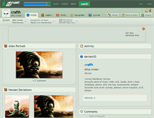 Tablet Screenshot of crafth.deviantart.com