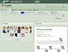 Tablet Screenshot of ice-glade.deviantart.com