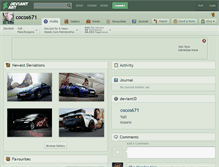 Tablet Screenshot of cocos671.deviantart.com