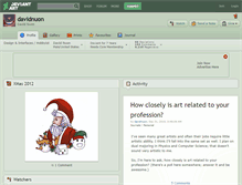 Tablet Screenshot of davidnuon.deviantart.com