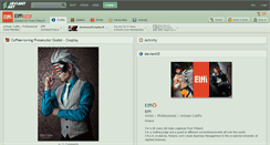 Desktop Screenshot of elffi.deviantart.com
