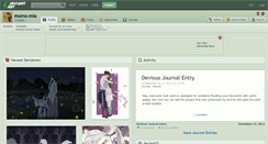 Desktop Screenshot of momo-mia.deviantart.com