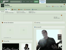 Tablet Screenshot of dorthu.deviantart.com