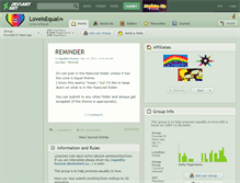 Tablet Screenshot of loveisequal.deviantart.com