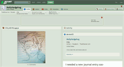 Desktop Screenshot of mollyhedgehog.deviantart.com