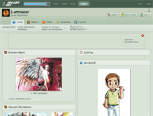 Tablet Screenshot of l-artmaker.deviantart.com